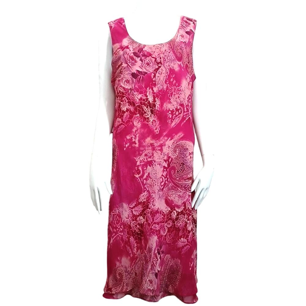 K Studio Sleeveless Ruffle Bottom Dress Size 18